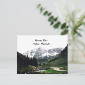 Maroon Bells Postkarte (Stehend Vorderseite)