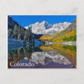 Maroon Bells Postkarte (Vorderseite)