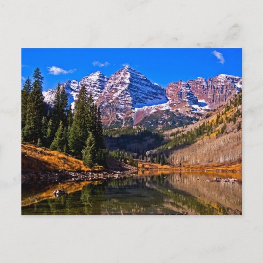 Maroon Bells Postkarte (Vorderseite)