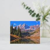 Maroon Bells Postkarte (Stehend Vorderseite)