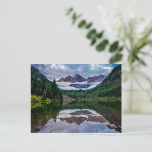 Maroon Bells Postkarte (Stehend Vorderseite)