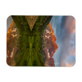Maroon Bells Reflektieren in Calm Maroon Magnet (Horizontal)