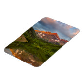 Maroon Bells Reflektieren in Calm Maroon Magnet (Linke Seite)