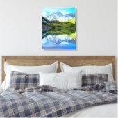 Maroon Bells reflektieren Maroon Lake Leinwanddruck (Insitu (Schlafzimmer))