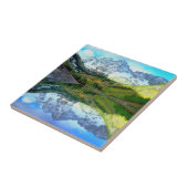 Maroon Bells reflektiert Maroon Lake Fliese (Seite)