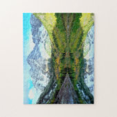 Maroon Bells reflektiert Maroon Lake Puzzle (Vertikal)