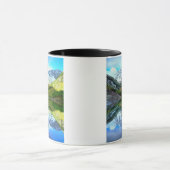 Maroon Bells reflektiert Maroon Lake Tasse (Zentrum)
