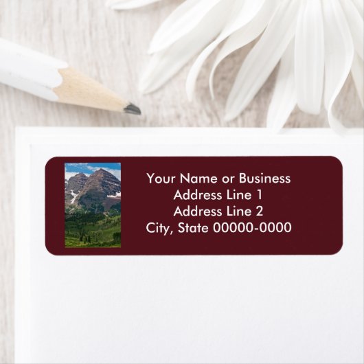 Maroon Bells Rücksendeadresse (Insitu)