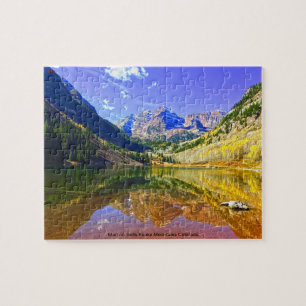 Maroon Bells Snake Mountains Colorado Puzzle
