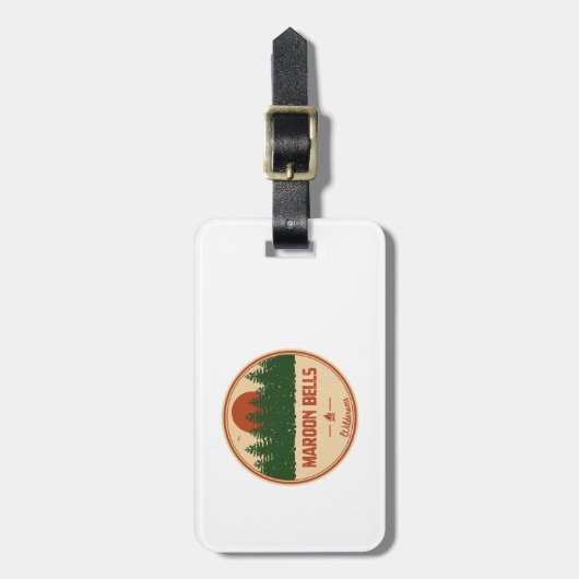 Maroon Bells Wilderness Gepäckanhänger (Vorderseite vertikal)