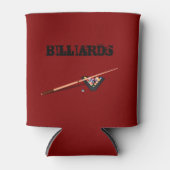 Maroon Billiard Table Dosenkühler (Vorderseite)
