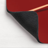 Maroon Billiard Table Mousepad (Ecke)
