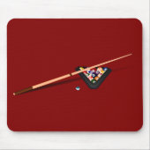 Maroon Billiard Table Mousepad (Vorne)