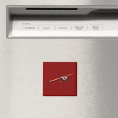 Maroon Billiard-Verordnung Magnet (In Situ (Geschirrspüler))