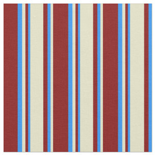 Maroon, blasses Goldenrod und blaues farbiges Must Stoff