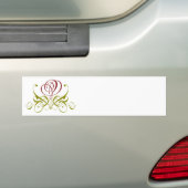 Maroon Blühte Rose Autoaufkleber (Auf Auto)