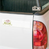 Maroon Blühte Rose Autoaufkleber (Auf Lkw)