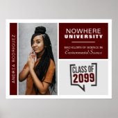 Maroon Boxes & Foto Abschluss Poster (Vorne)