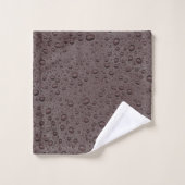 Maroon-Braunwasser-Tropfen Badhandtuch Set (Waschlappen)