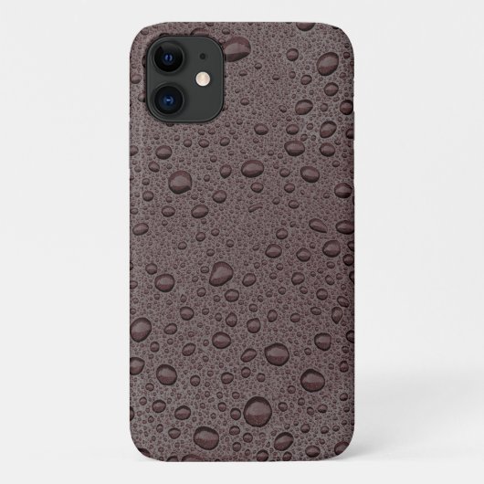 Maroon-Braunwasser-Tropfen Case-Mate iPhone Hülle (Rückseite)