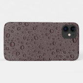 Maroon-Braunwasser-Tropfen Case-Mate iPhone Hülle (Rückseite (Horizontal))