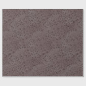 Maroon-Braunwasser-Tropfen Geschenkpapier (Flach)