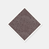 Maroon-Braunwasser-Tropfen Serviette (Ecke)