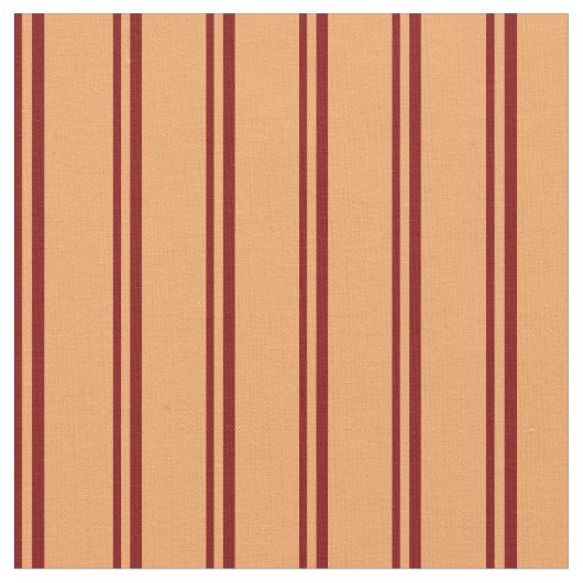 Maroon & Brown Muster der Streifen Stoff (Nahaufnahme)