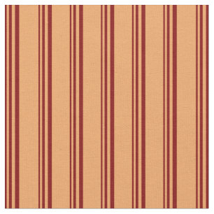 Maroon & Brown Muster Stoff
