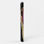 *~* Maroon Burgund Wein Agate Gold Glitzer Case-Mate iPhone Hülle (Hinten/Rechts)