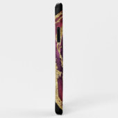 *~* Maroon Burgund Wein Gold Glitzer Case-Mate iPhone Hülle (Hinten/Rechts)