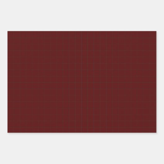 Maroon Cheer Hearts, Pom Poms, Megaphone Muster Geschenkpapier Set (Vorderseite 2)