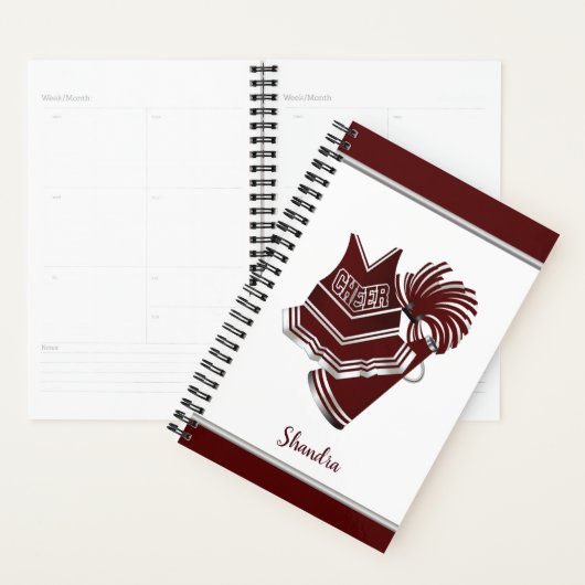 Maroon Cheerleader Planner Planer (Anzeige)