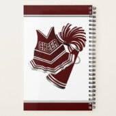 Maroon Cheerleader Planner Planer (Rückseite)