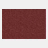 Maroon Cheerleader Pom Pom Pattern Geschenkpapier Set (Vorderseite 2)