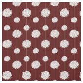 Maroon Cheerleader Pom Pom Pattern Stoff (Muster)