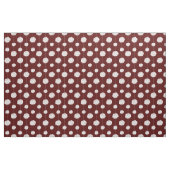 Maroon Cheerleader Pom Pom Pattern Stoff (Fat Quarter (45,7 x 55,9 cm))