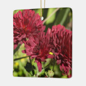 Maroon Chrysanthemums Keramikornament (Links)