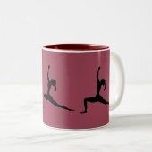 Maroon Coffee Cup Zweifarbige Tasse (VorderseiteRechts)