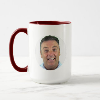 MAROON Combo-Foto-Tasse - Runde Rahmen individuell Tasse
