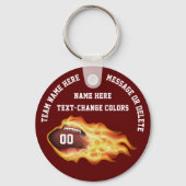 Maroon, Custom Football Schlüsselanhänger, CHANGE Schlüsselanhänger (Vorderseite)