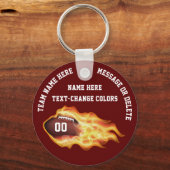 Maroon, Custom Football Schlüsselanhänger, CHANGE Schlüsselanhänger (Vorderseite)