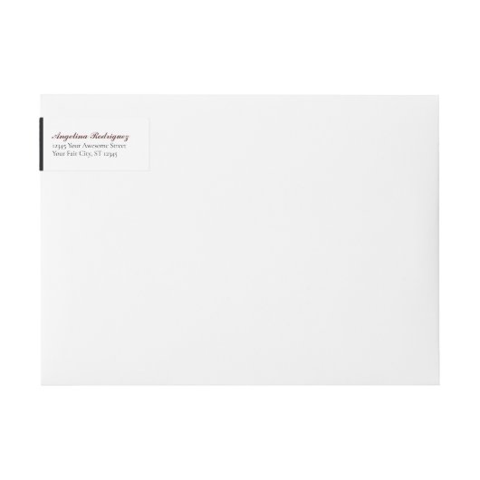 Maroon Damask Pattern Abschluss (Vorderseite)