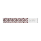 Maroon Damask Pattern Abschluss (Person)