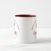 Maroon Dental School Custom Dentist Abschluss Tasse (Zentrum)