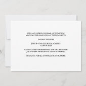 Maroon Dental School Foto Custom Abschluss Ankündigung (Rückseite)