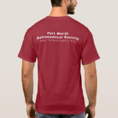 Maroon des Shirts für Offizielle Logos von Männern (Rückseite)