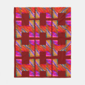 Maroon Desert Inspiration Fleecedecke (Vorderseite)