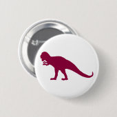 Maroon Dinosaur Button (Vorne & Hinten)