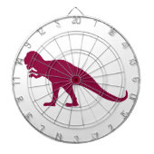 Maroon Dinosaur Dartscheibe (vorne)